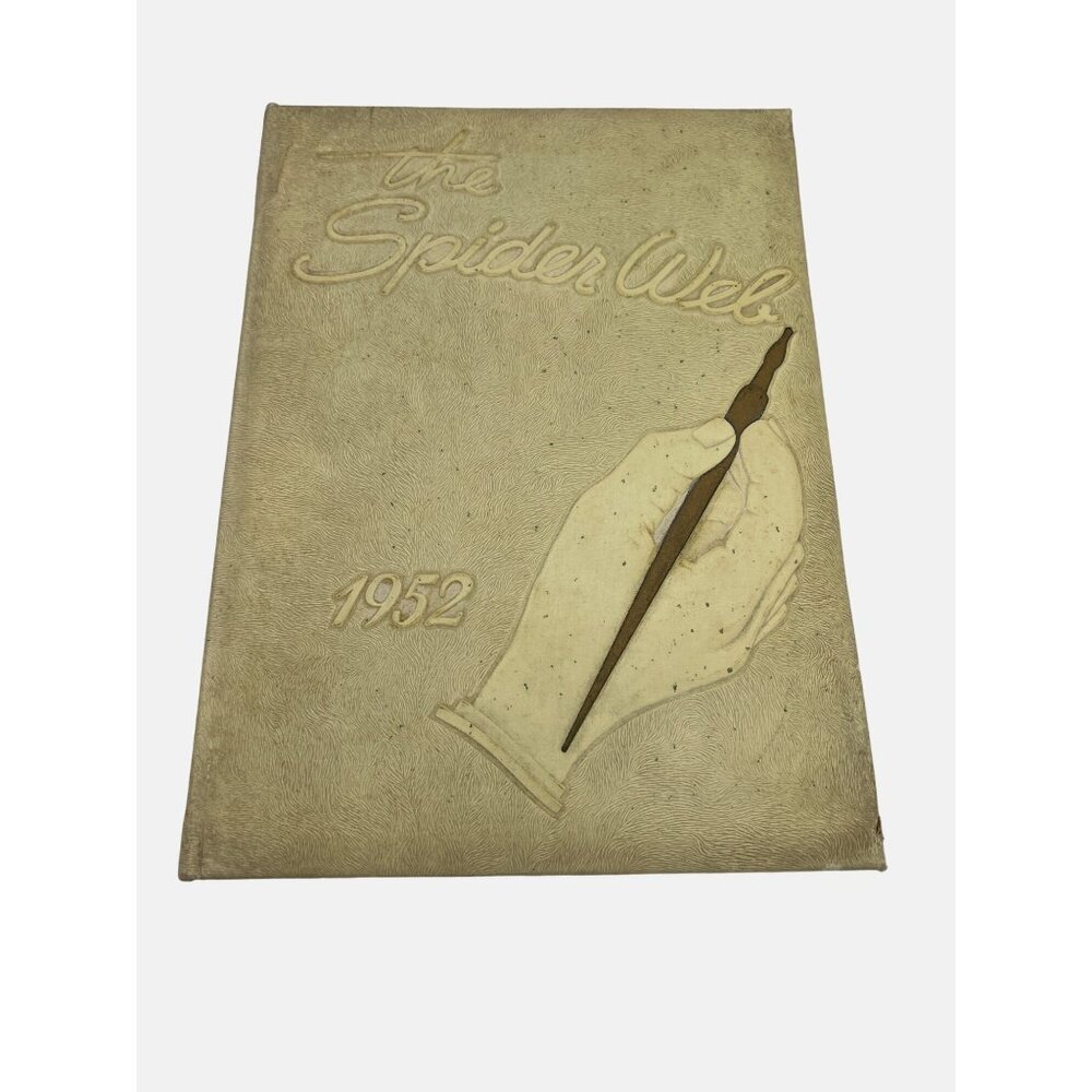 Vintage 1952 The Spider Web Yearbook Concord High School NC w/ 40th Reunion Info - Picture 2 of 10